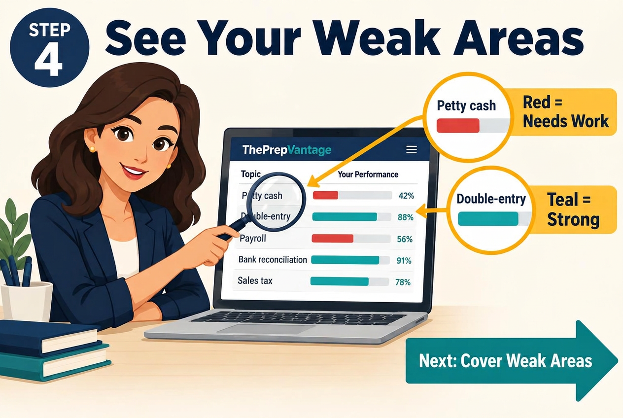 Step 4: See Your Weak Areas