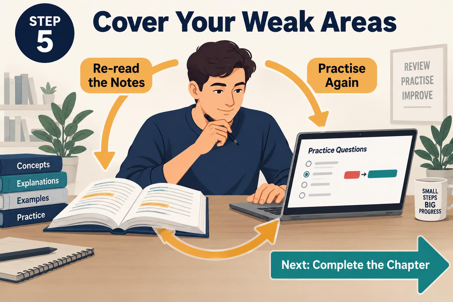 Step 5: Cover Your Weak Areas