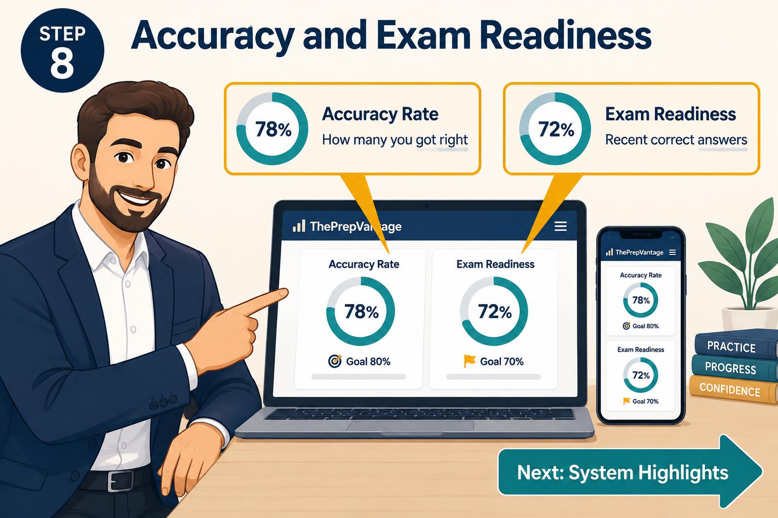 Step 8: Accuracy and Exam Readiness
