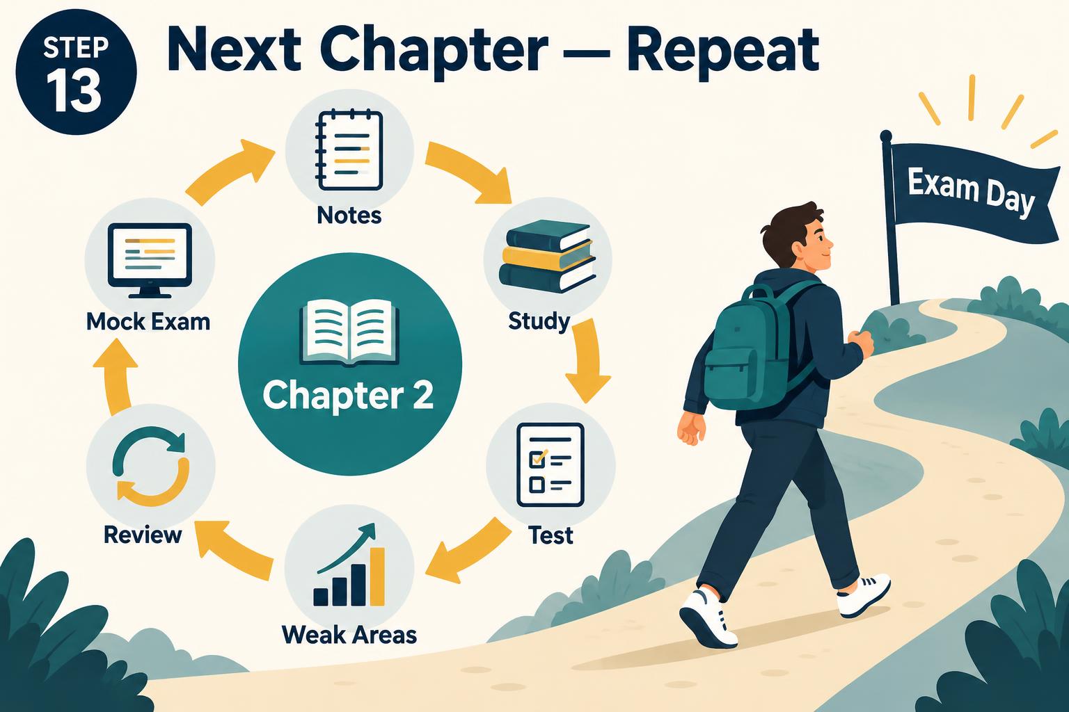 Step 13: Next Chapter — Repeat